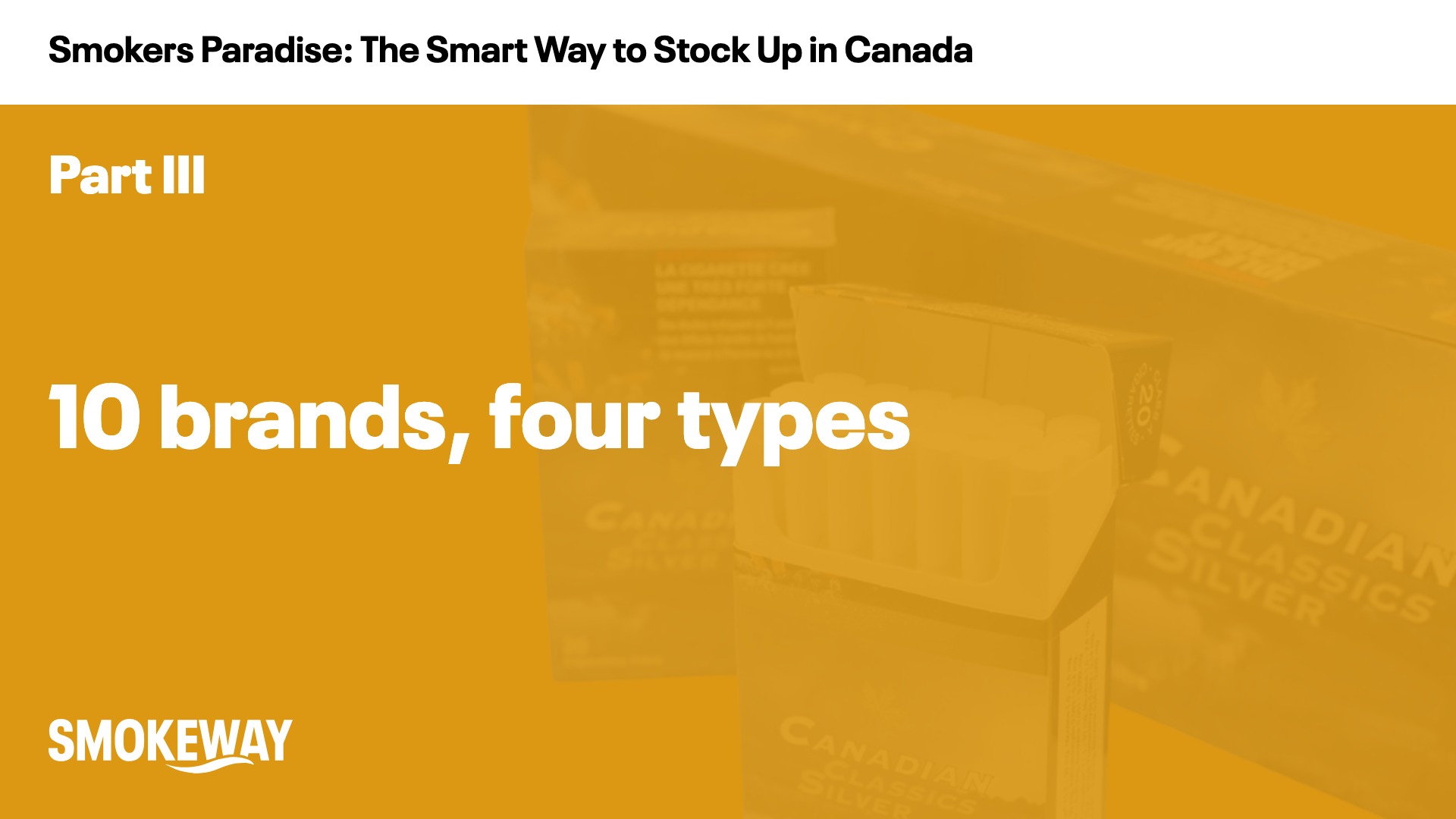 10 brands, four types