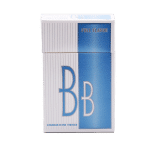 Pack of BB Full cigarettes, white background