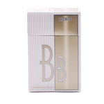 Pack of BB Light cigarettes, white background