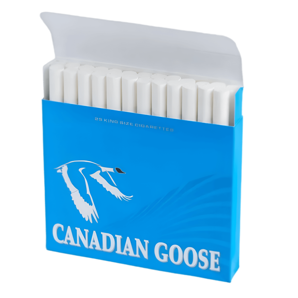 Canadian-Goose-Light-Pack-1 – Smokeway Canada Goose light cigarettes opened pack