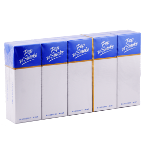 Carton of Pop N’ Smoke Blueberry Mint Cigarettes