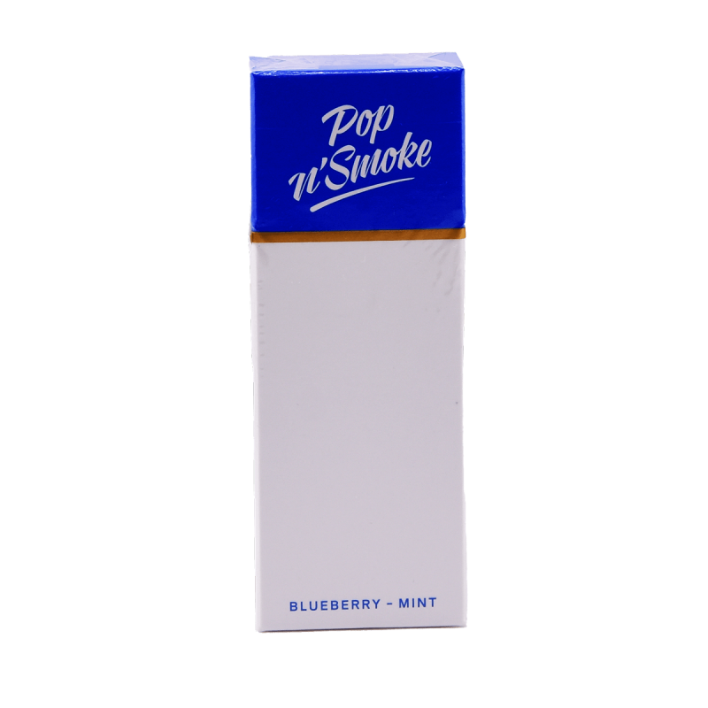 Pack of Pop N’ Smoke Blueberry Mint Cigarettes