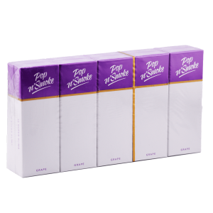 Carton of Pop N’ Smoke Grape Cigarettes