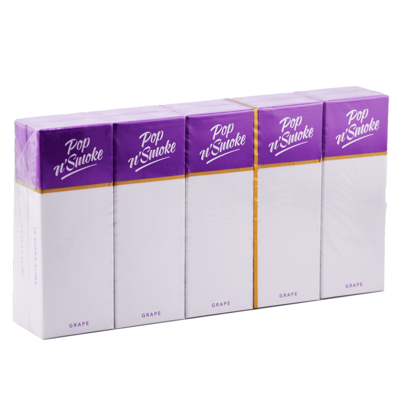 Carton of Pop N’ Smoke Grape Cigarettes