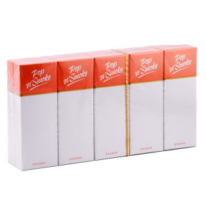 Carton of Pop N’ Smoke Orange Cigarettes