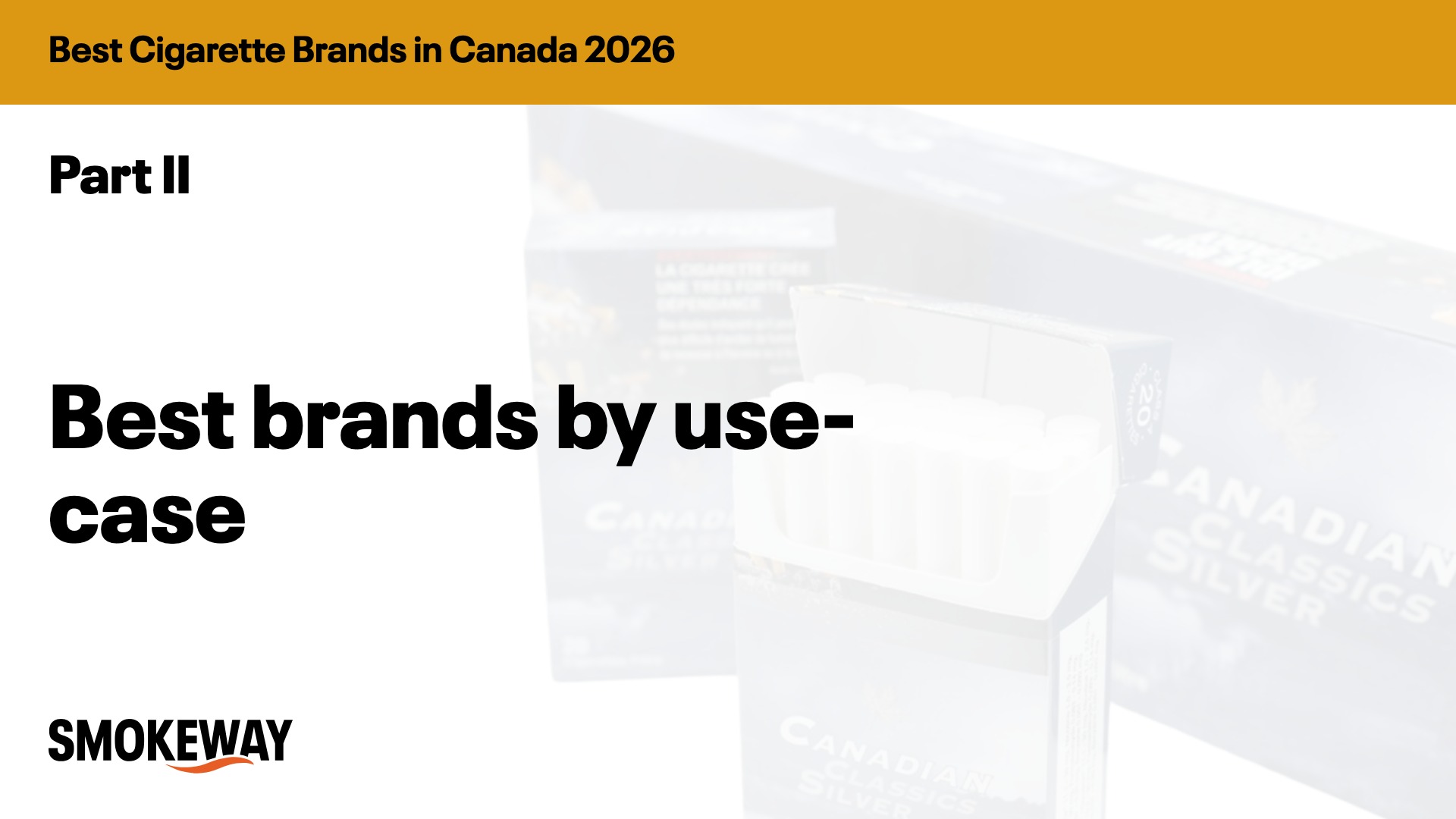 Best brands by use-case