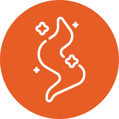 best-flavor-native-smokes-smokeway - Smokeway Canadian native cigarettes smoke, icon, white contour on orange background