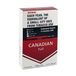 Pack of Canadian Full cigarettes, white background