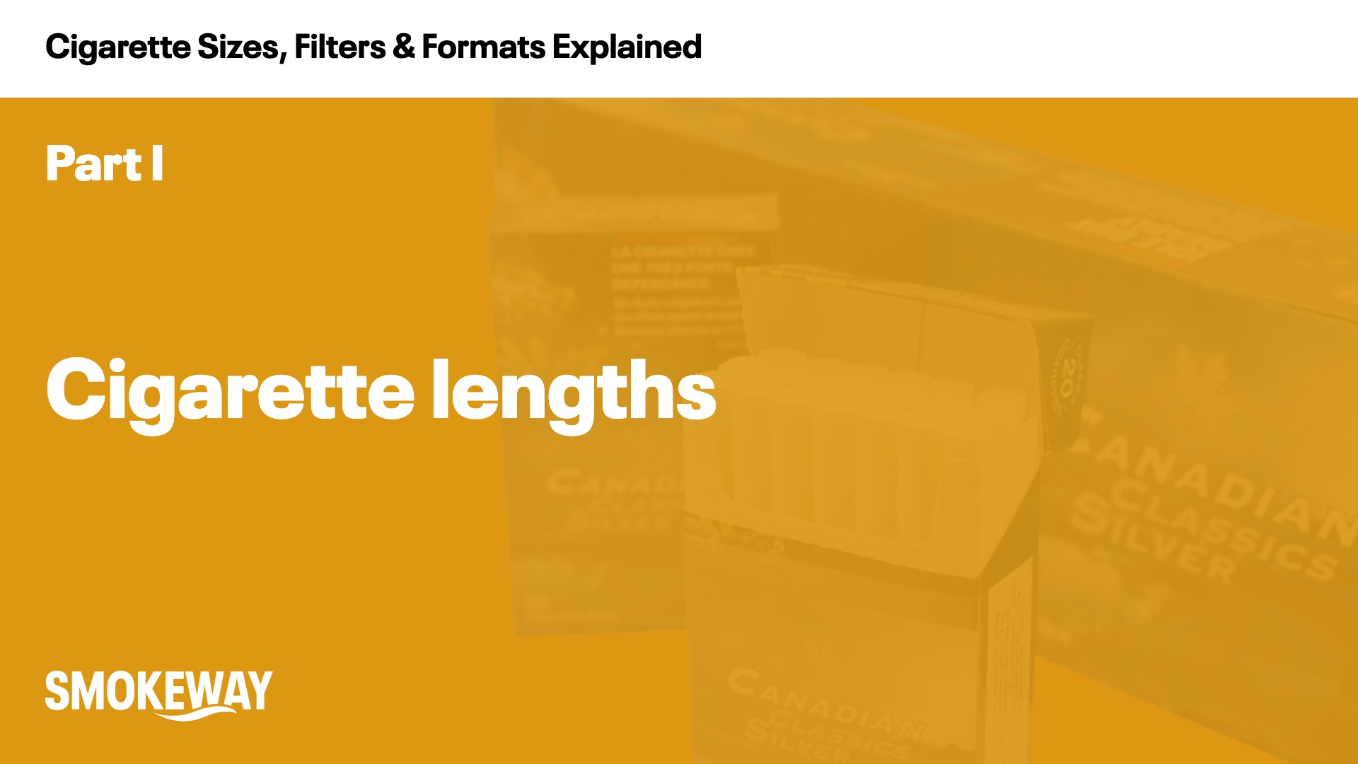 Cigarette lengths