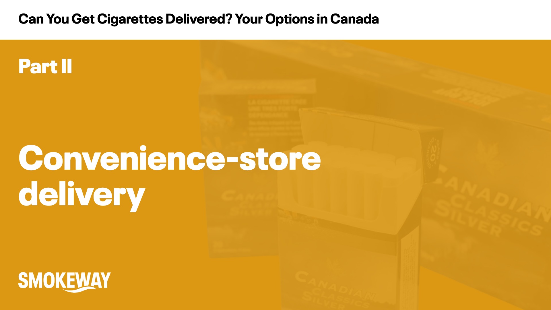 Convenience-store delivery