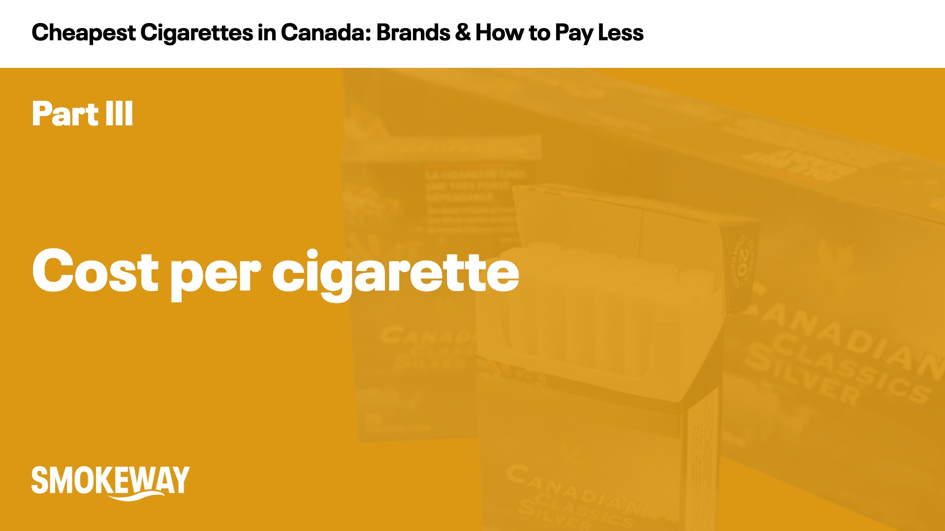 Cost per cigarette