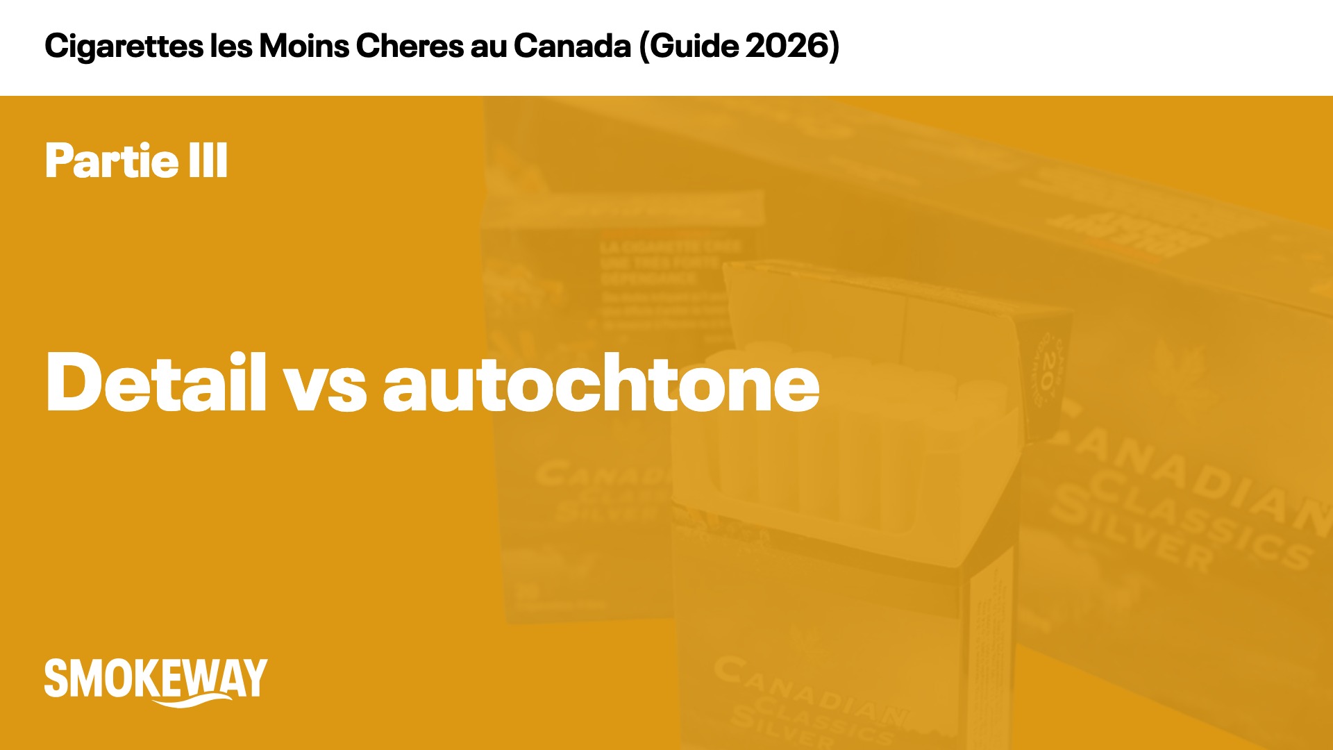 Detail vs autochtone