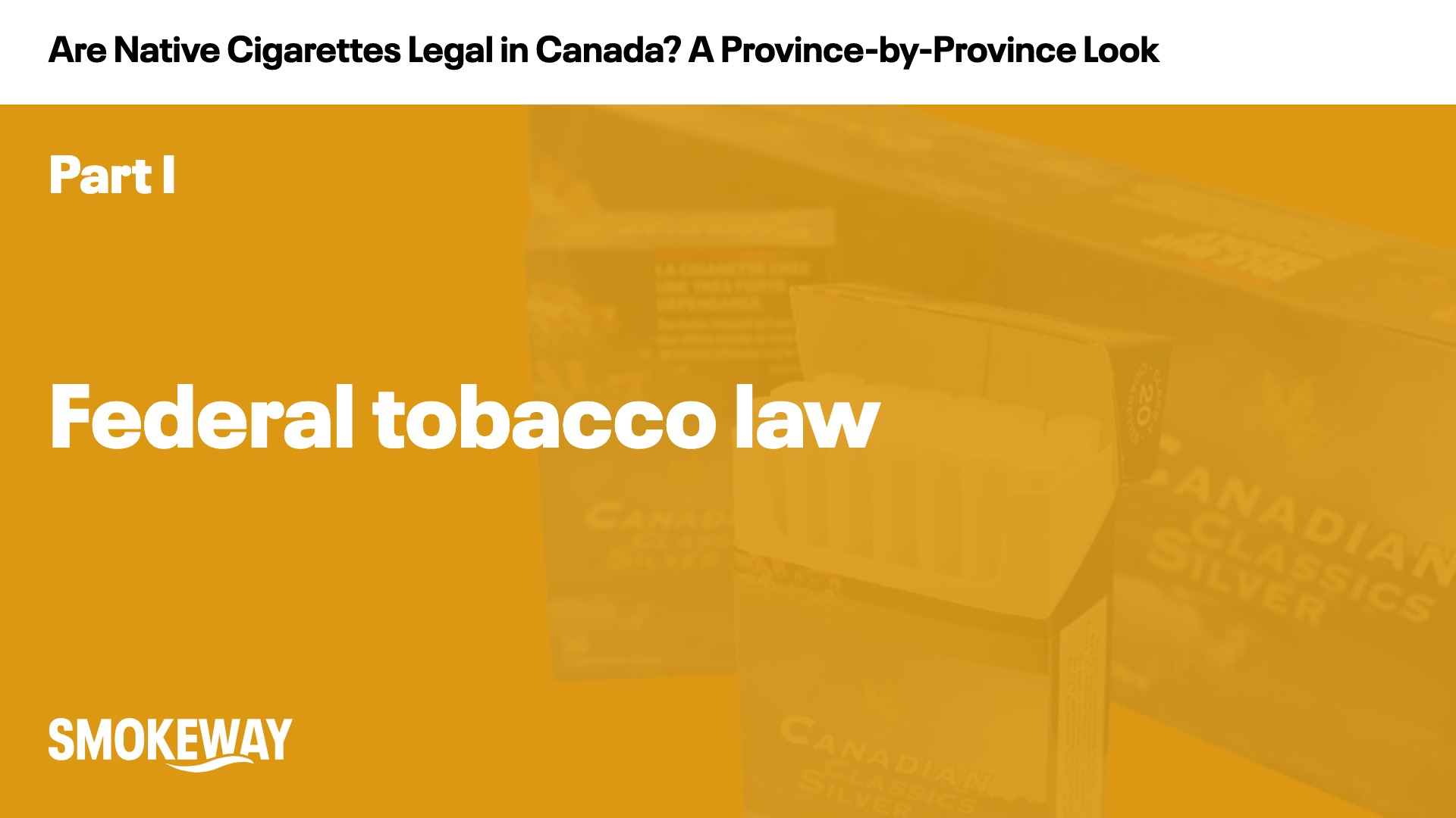Federal tobacco law