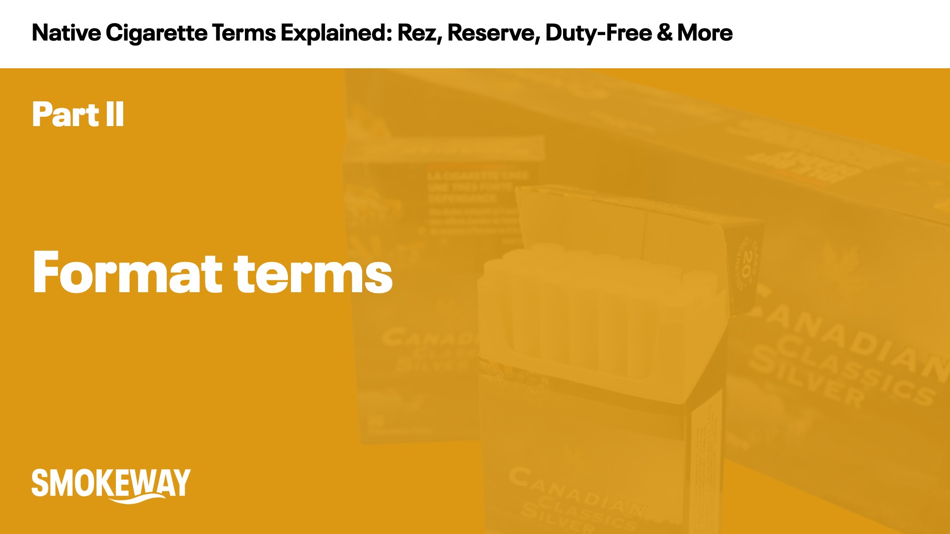 Format terms