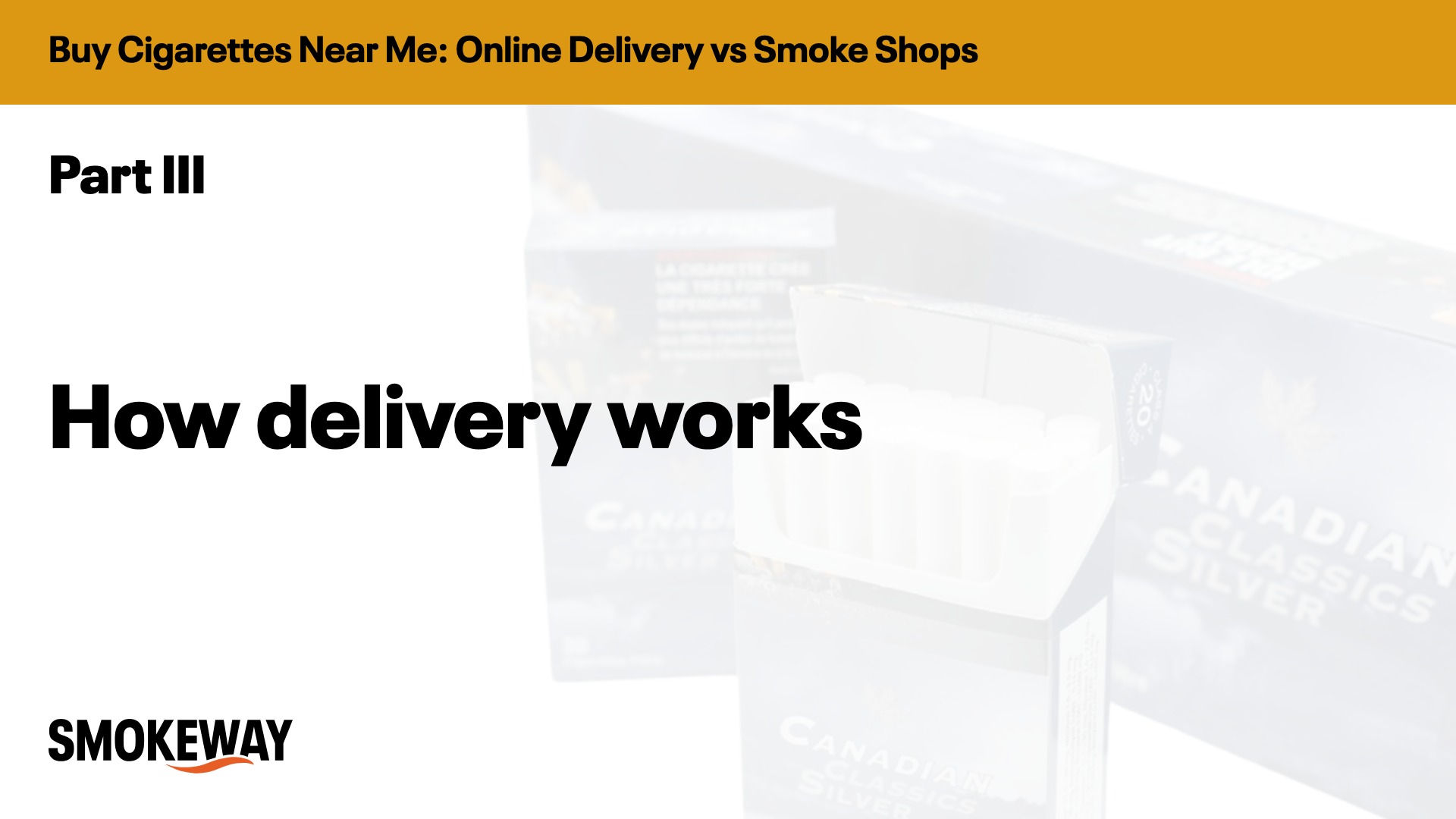 How delivery works