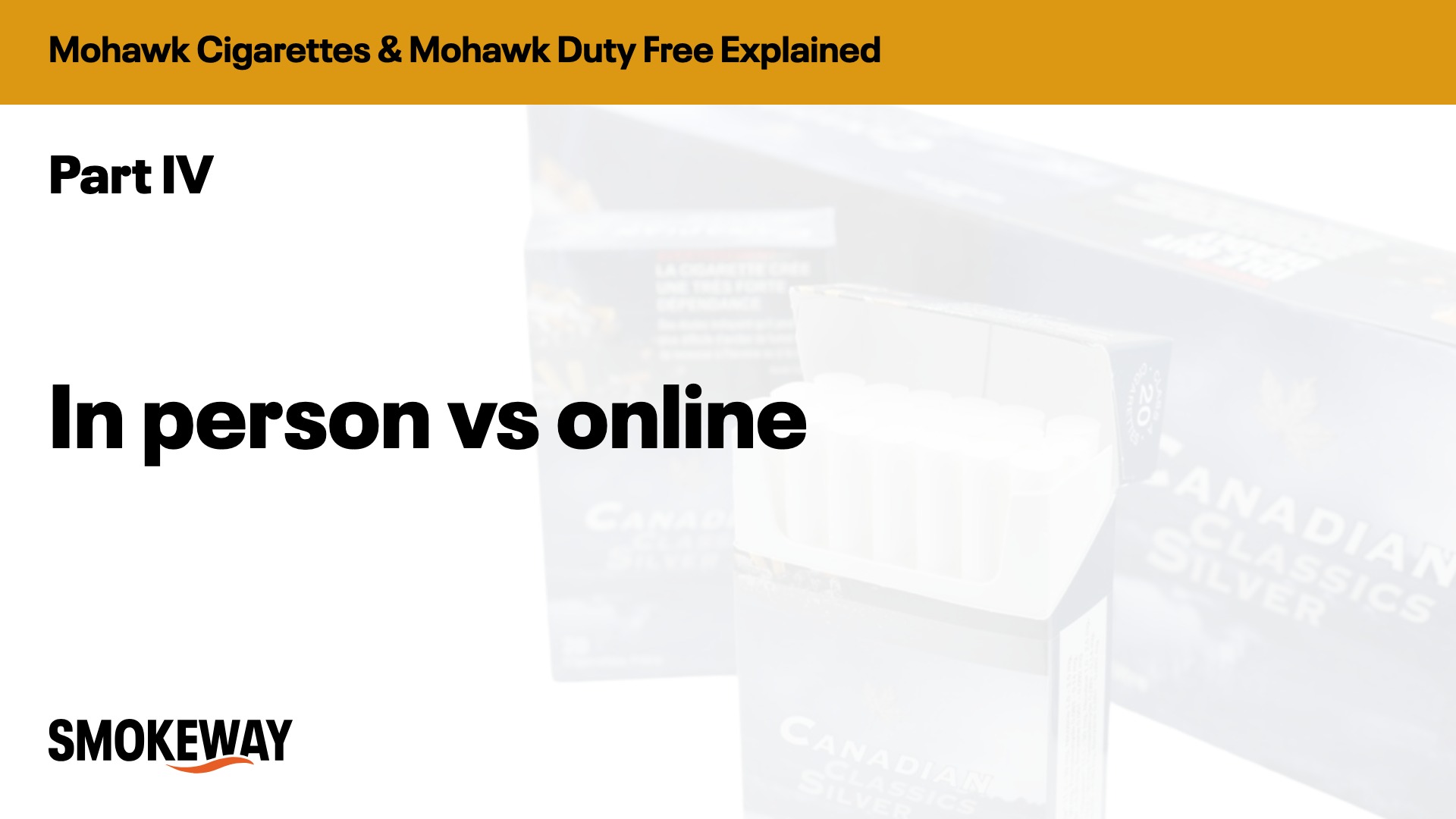 In person vs online
