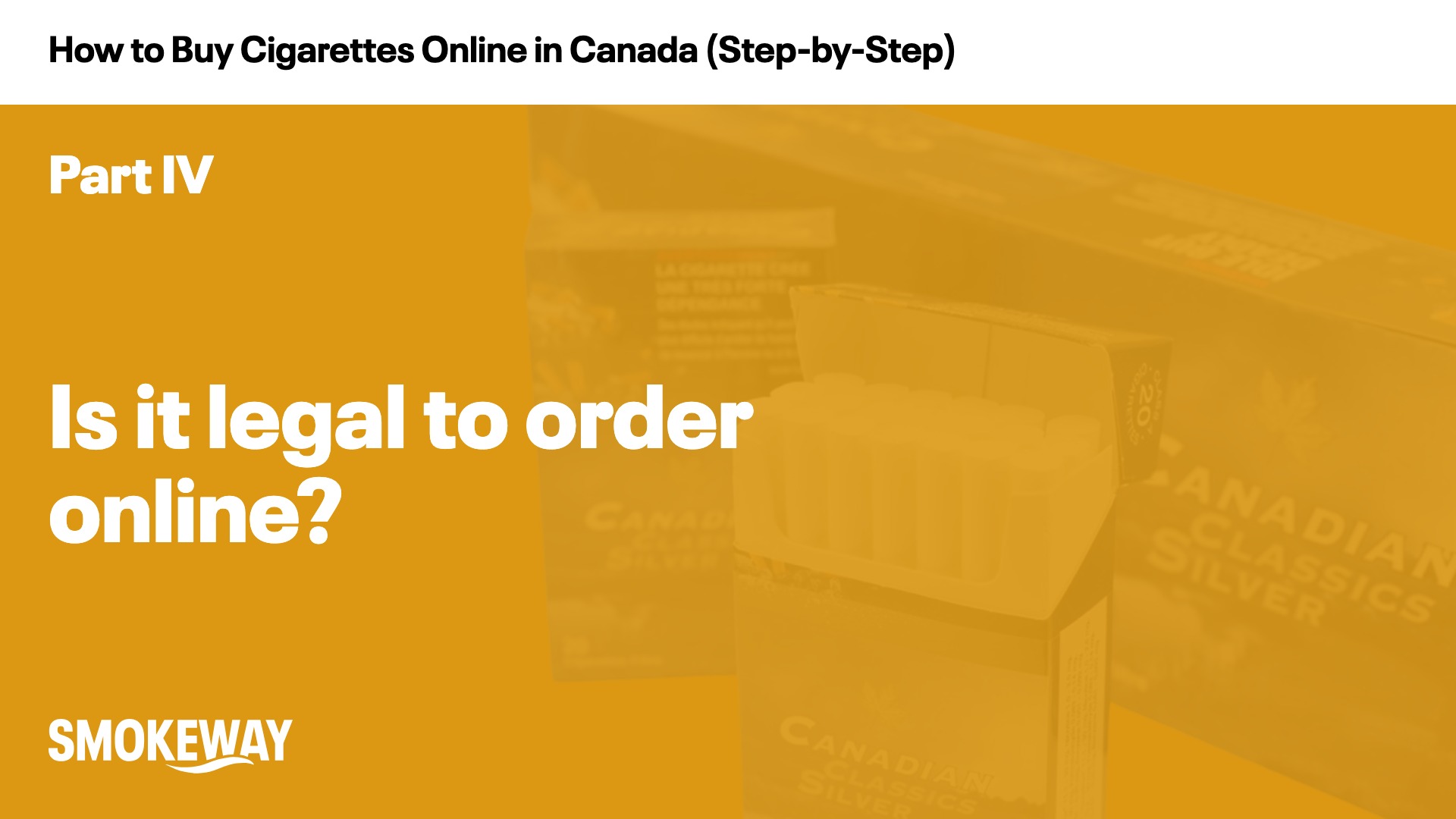 Is it legal to order online?