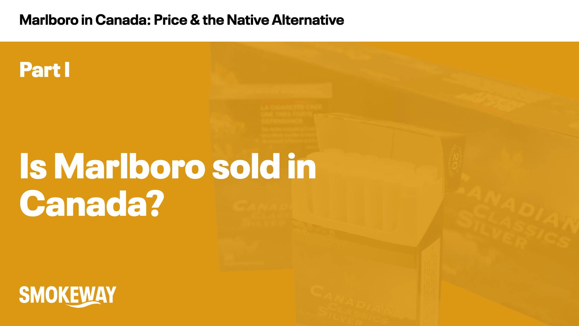 Is Marlboro sold in Canada?