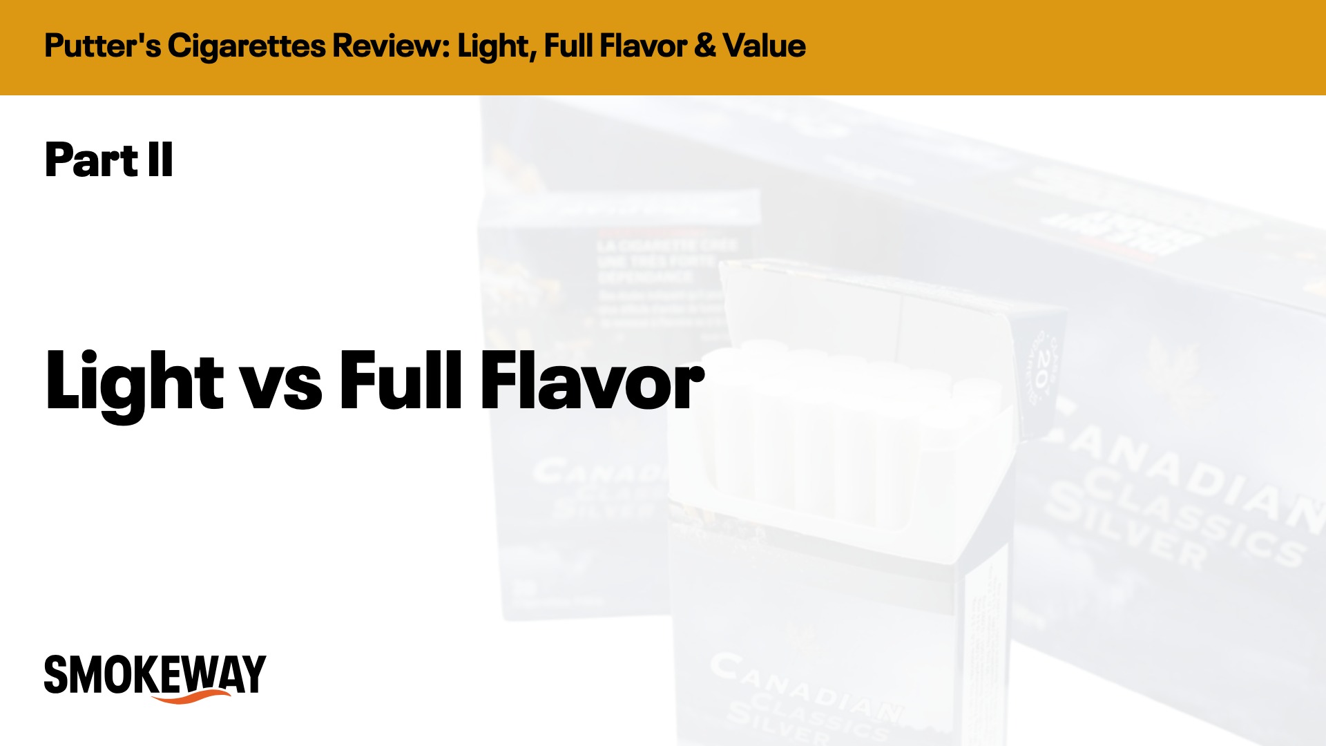 Light vs Full Flavor
