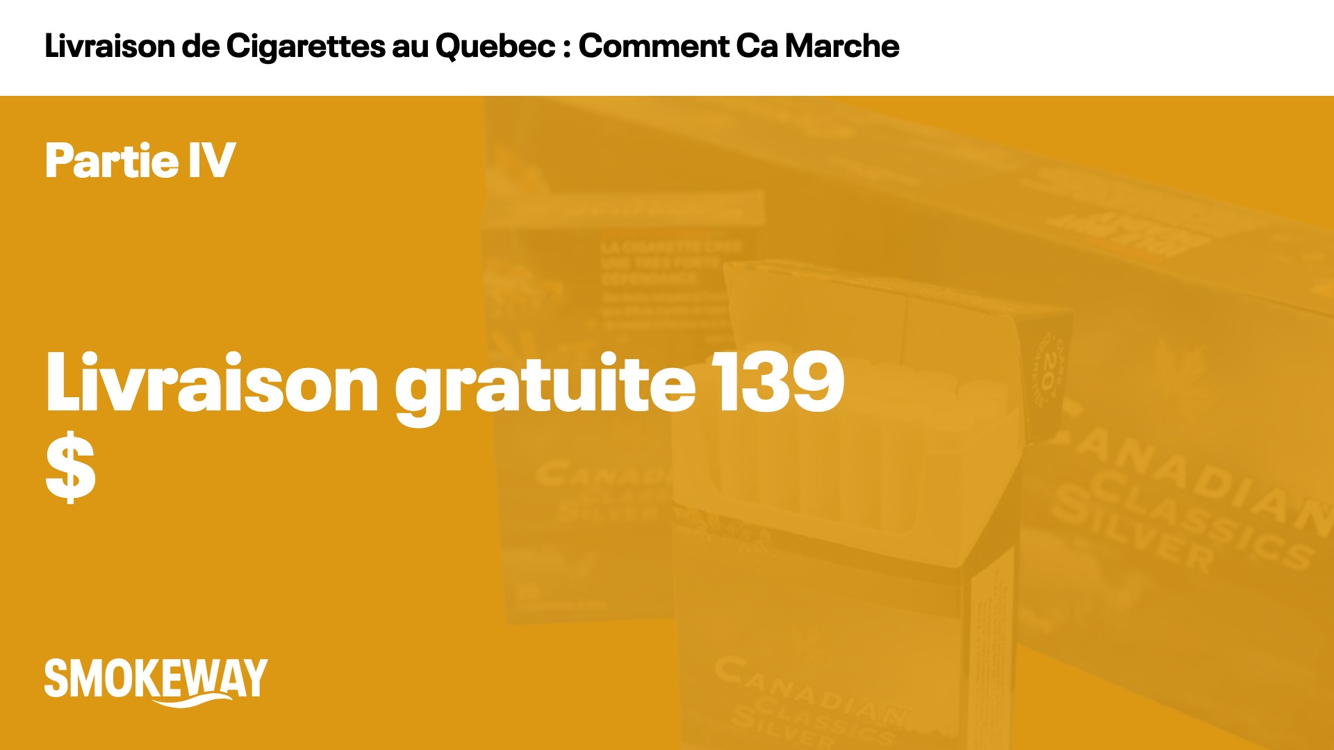 Livraison gratuite 139 $