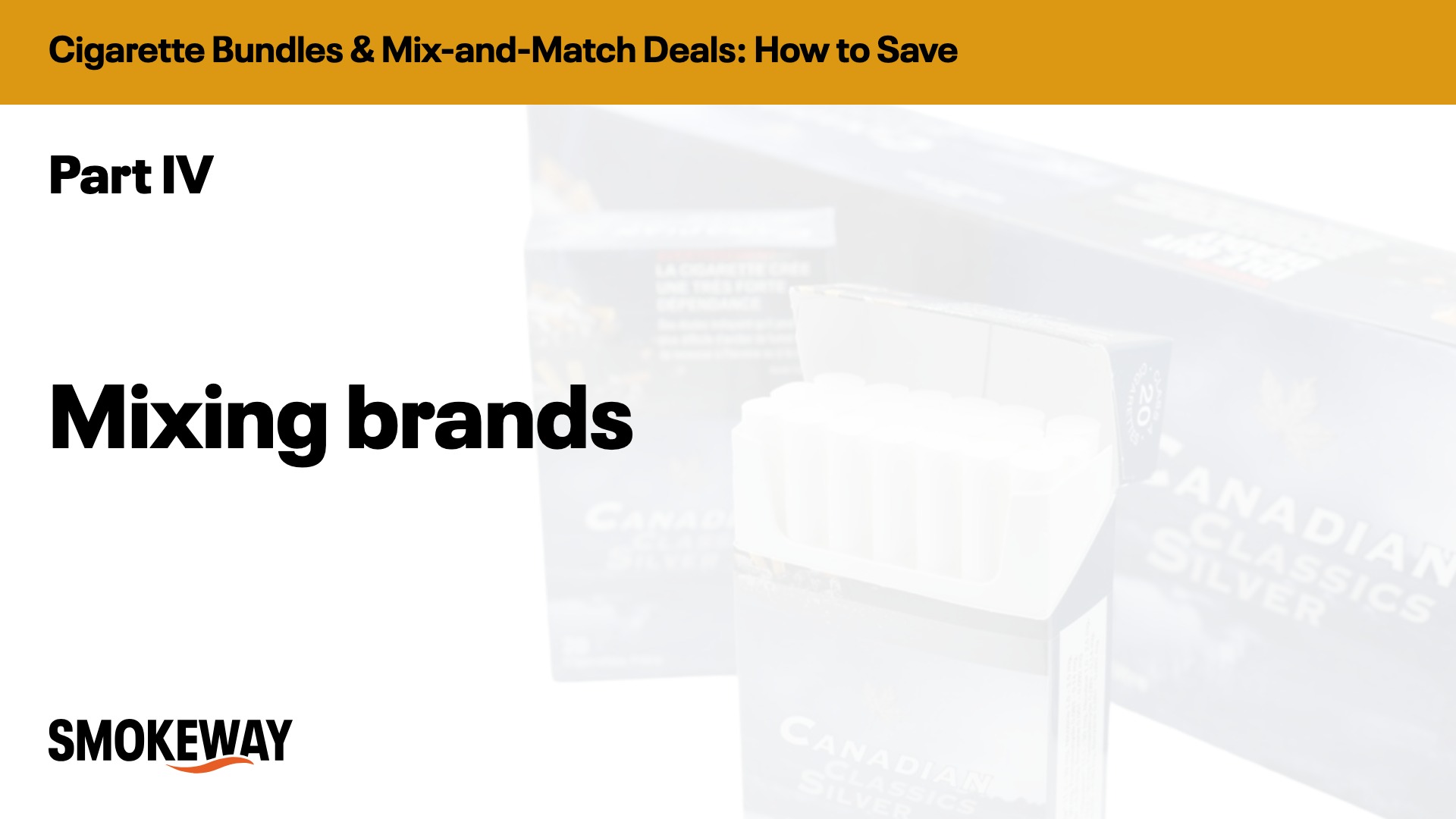 Mixing brands