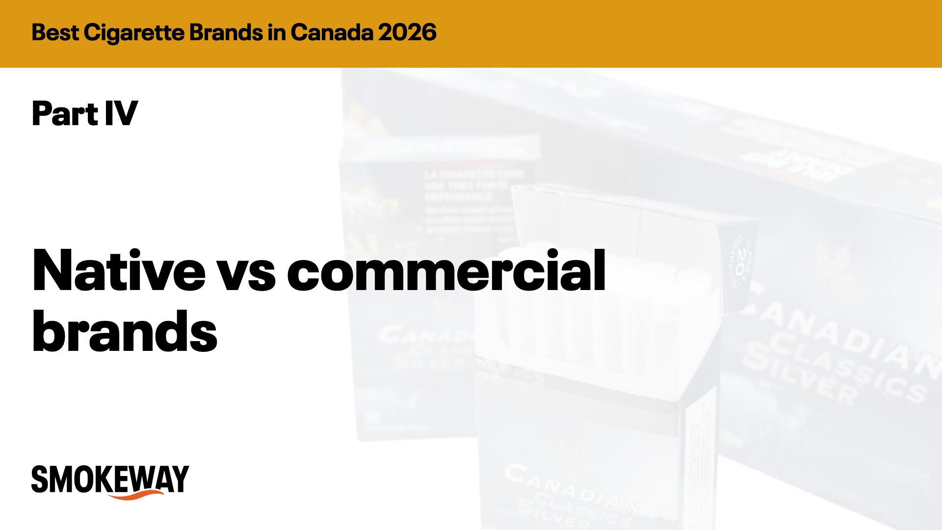 Native vs commercial brands