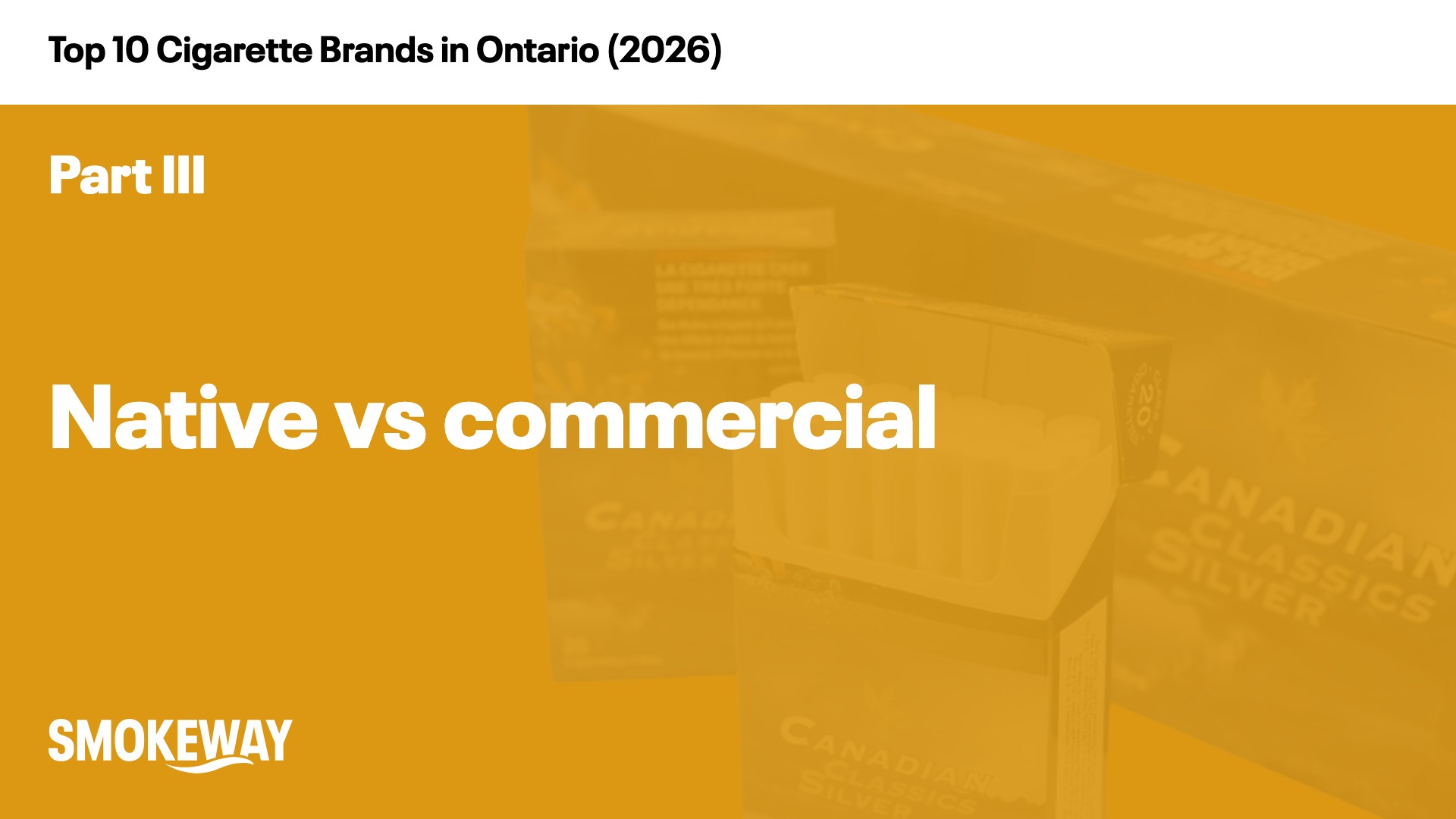 Native vs commercial