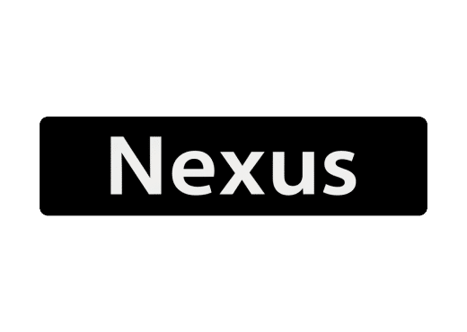 Nexus cigarettes official logo on transparent background