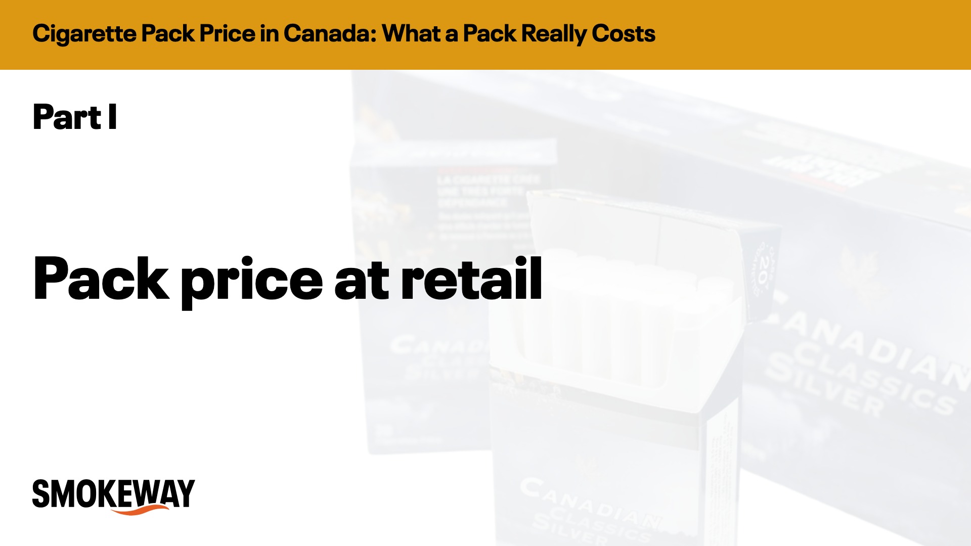 Pack price at retail