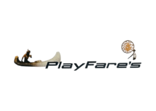 Playfare's brand cigarettes logo on transparent background