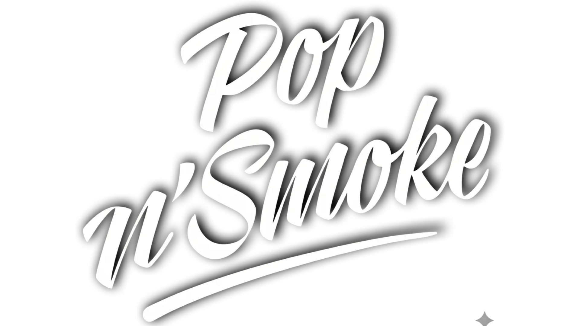 Pop N Smoke cigarettes official logo on transparent background