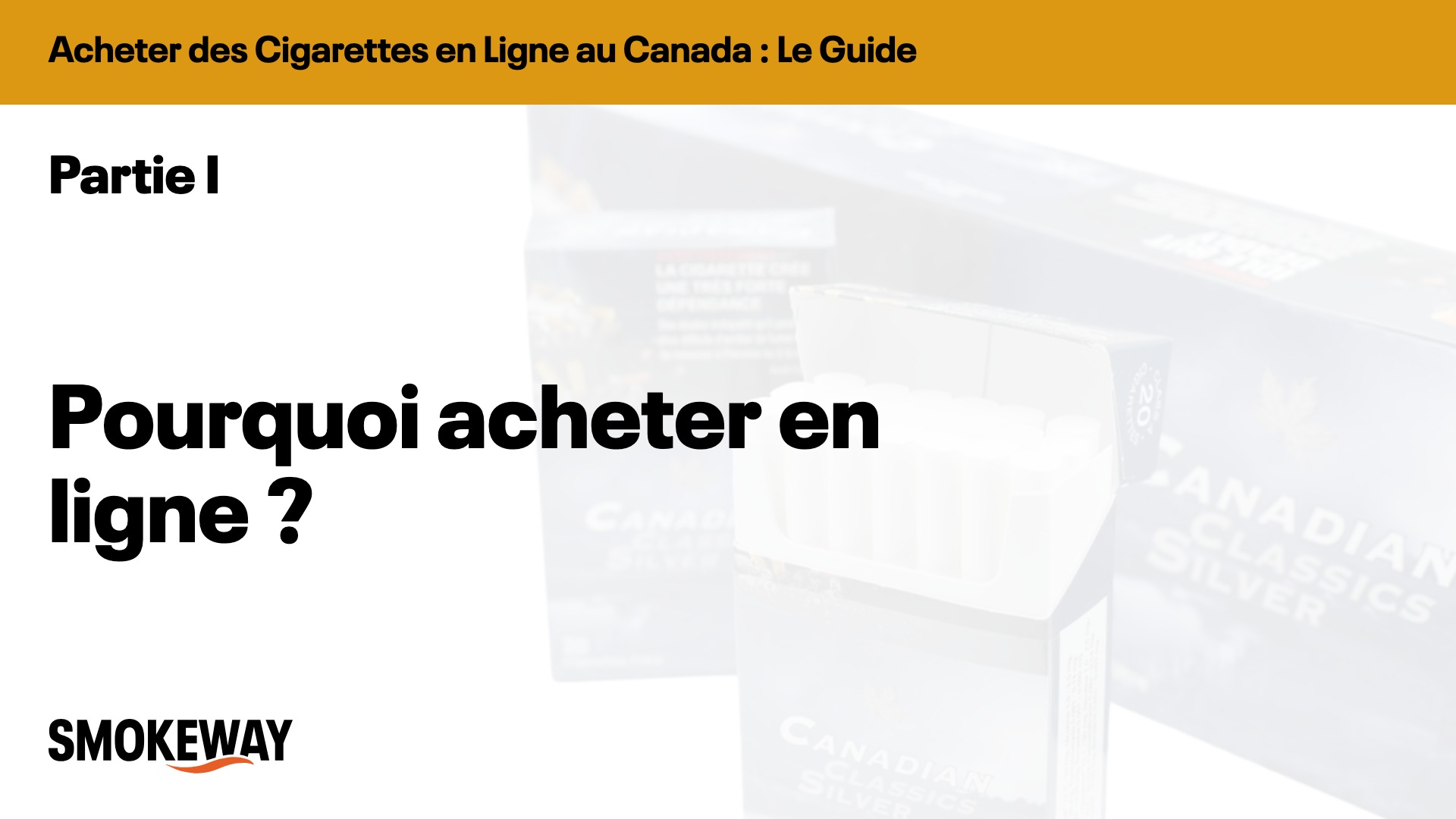 Pourquoi acheter en ligne ?
