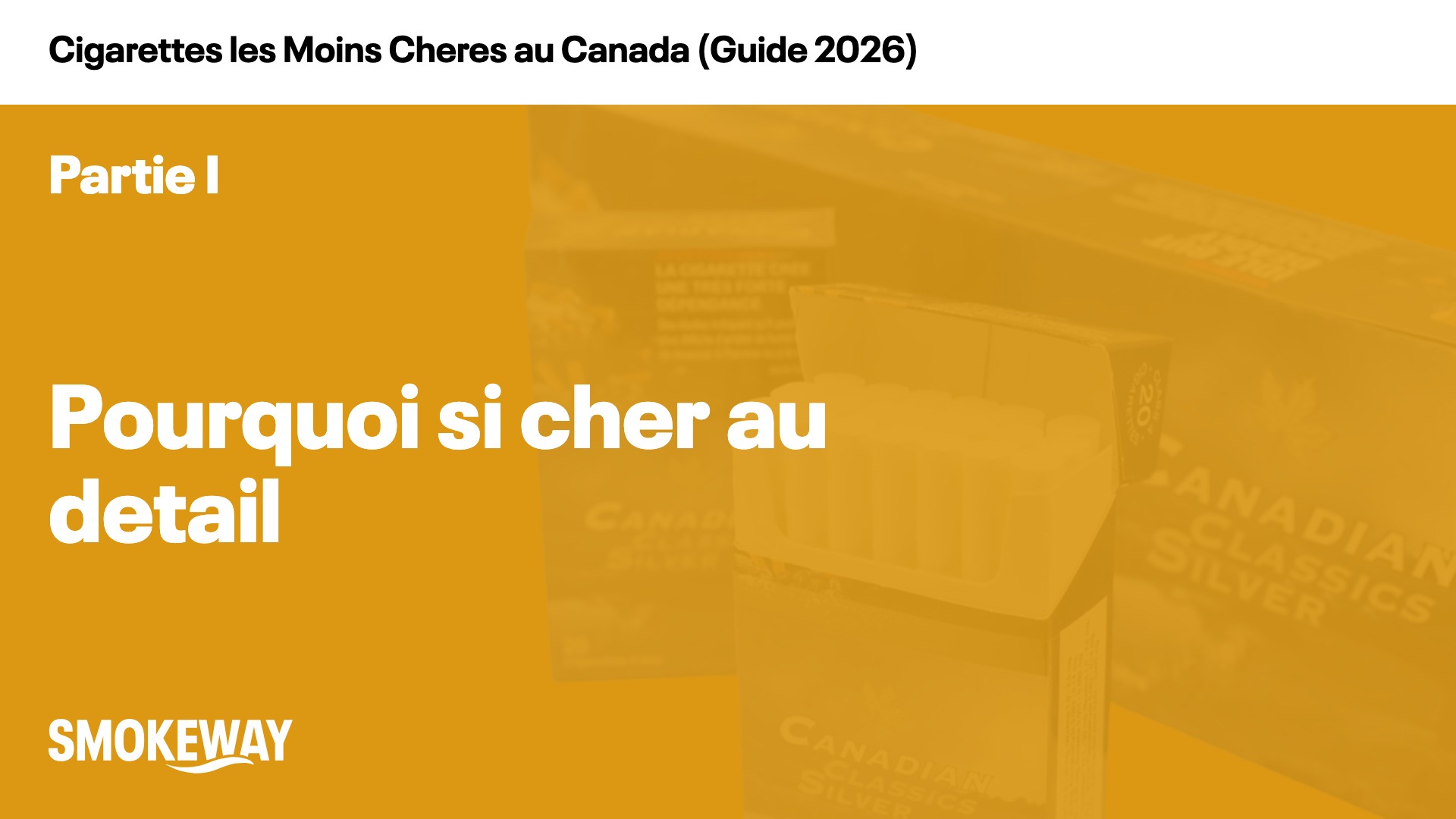 Pourquoi si cher au detail
