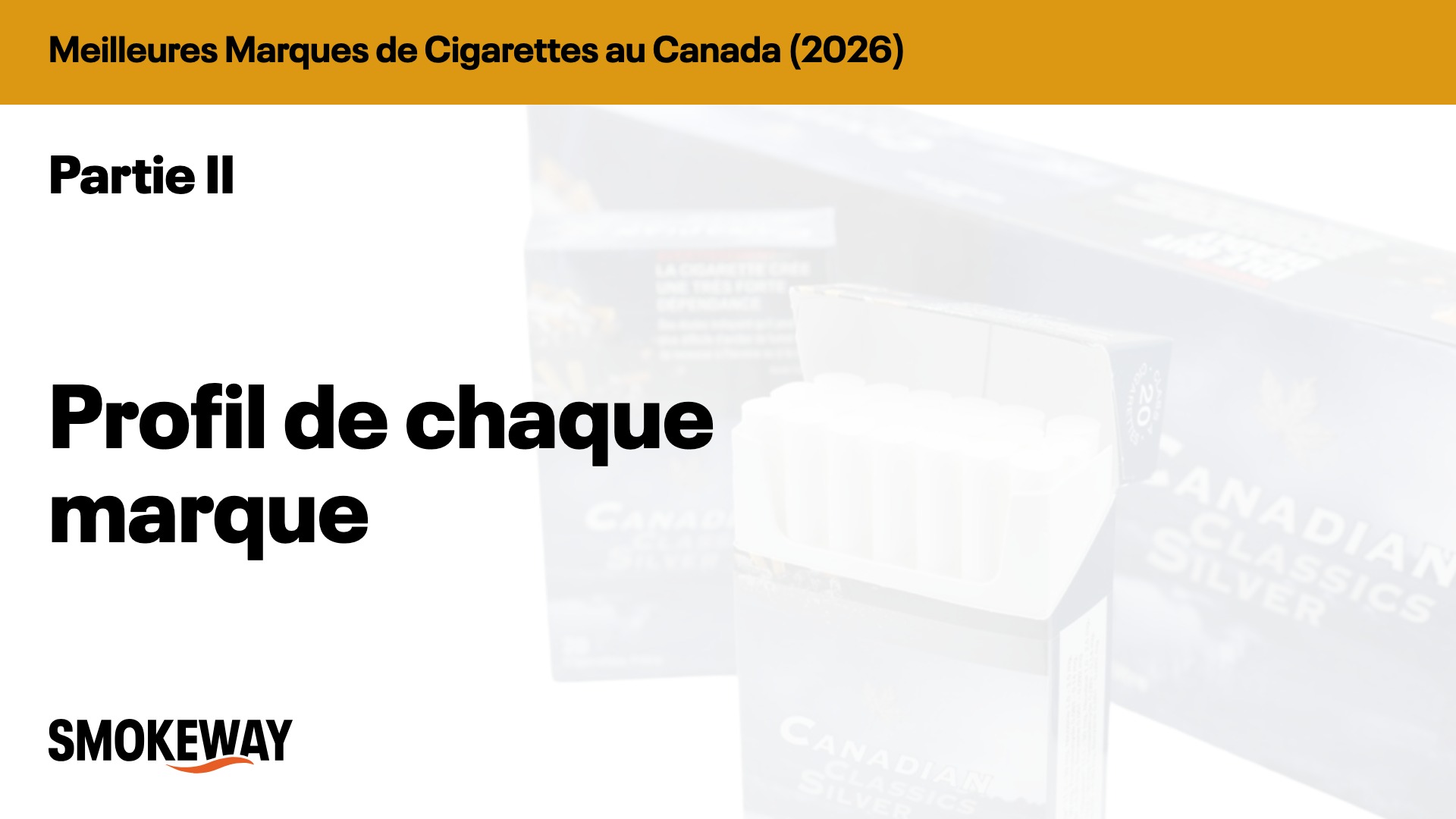Profil de chaque marque