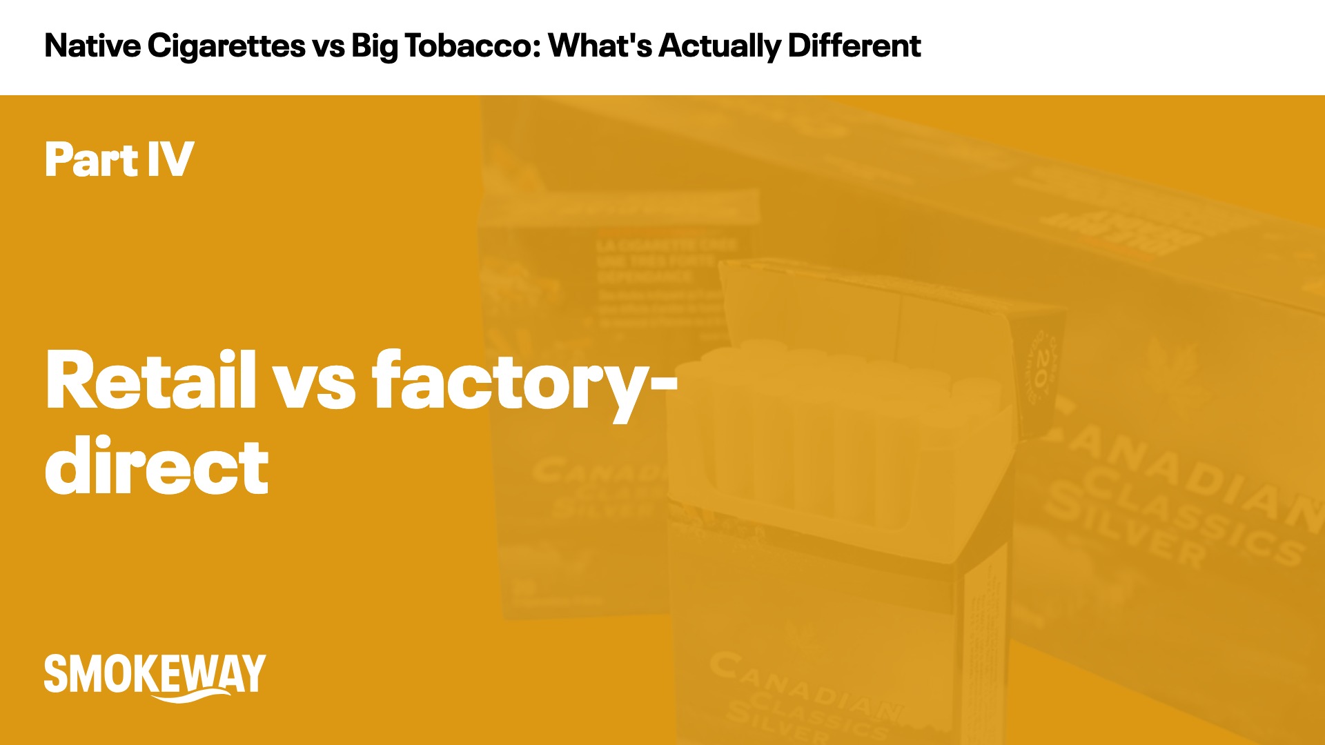 Retail vs factory-direct