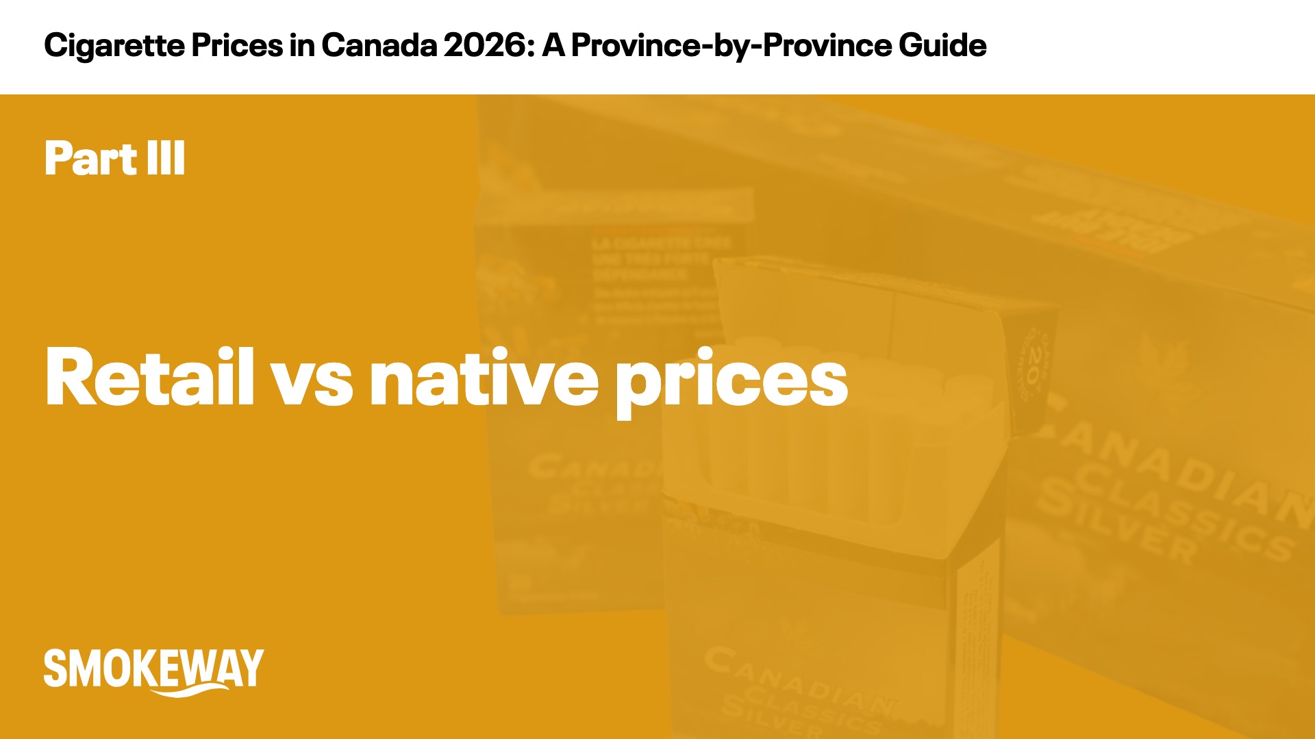 Retail vs native prices