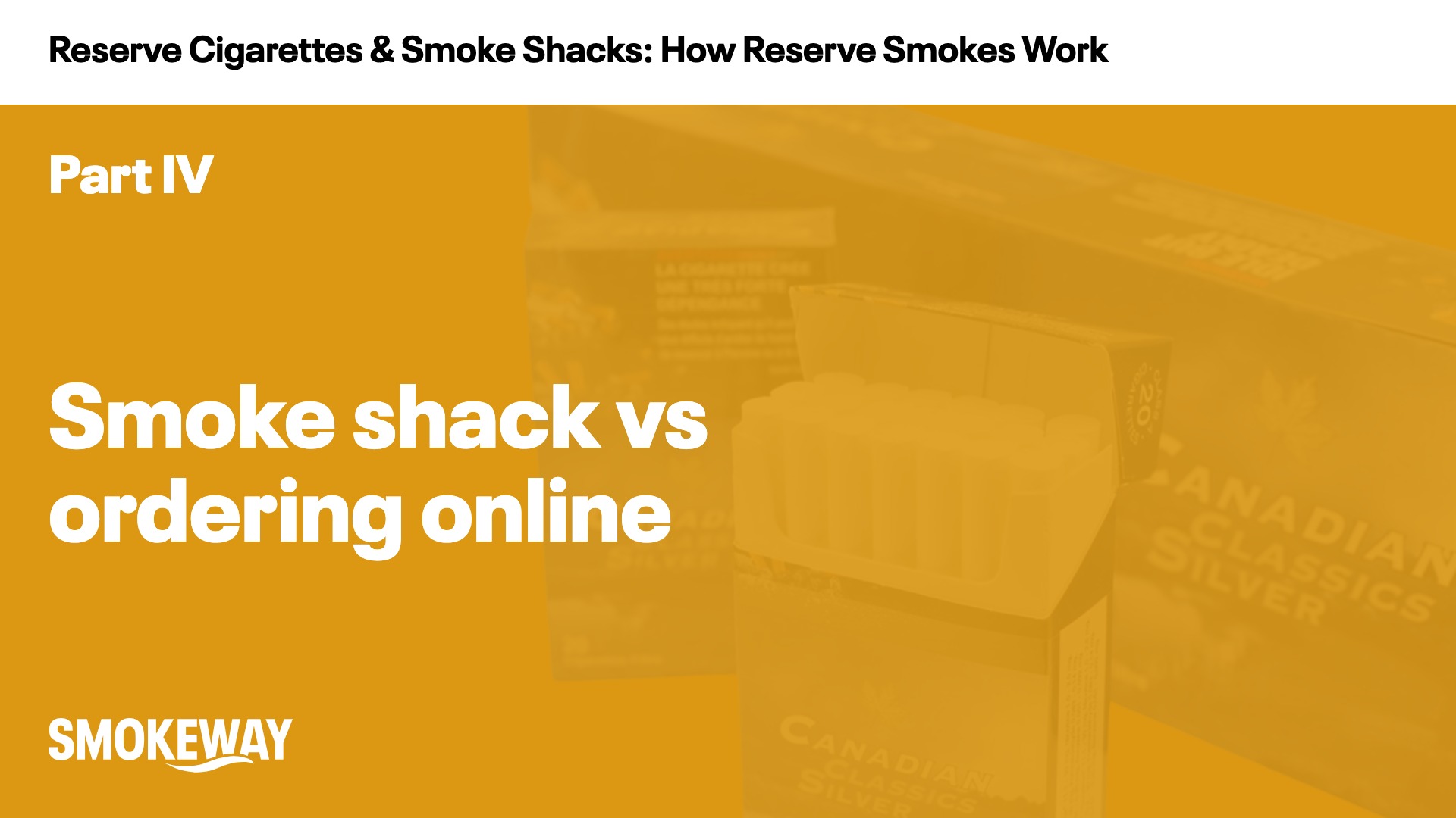 Smoke shack vs ordering online