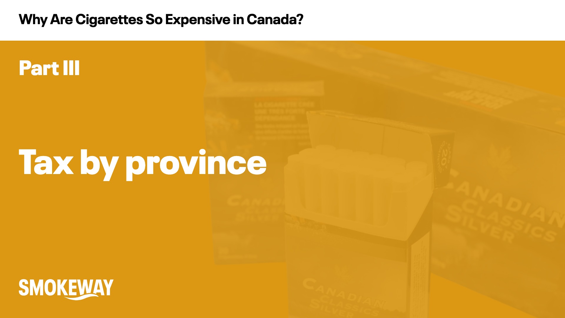 Tax by province