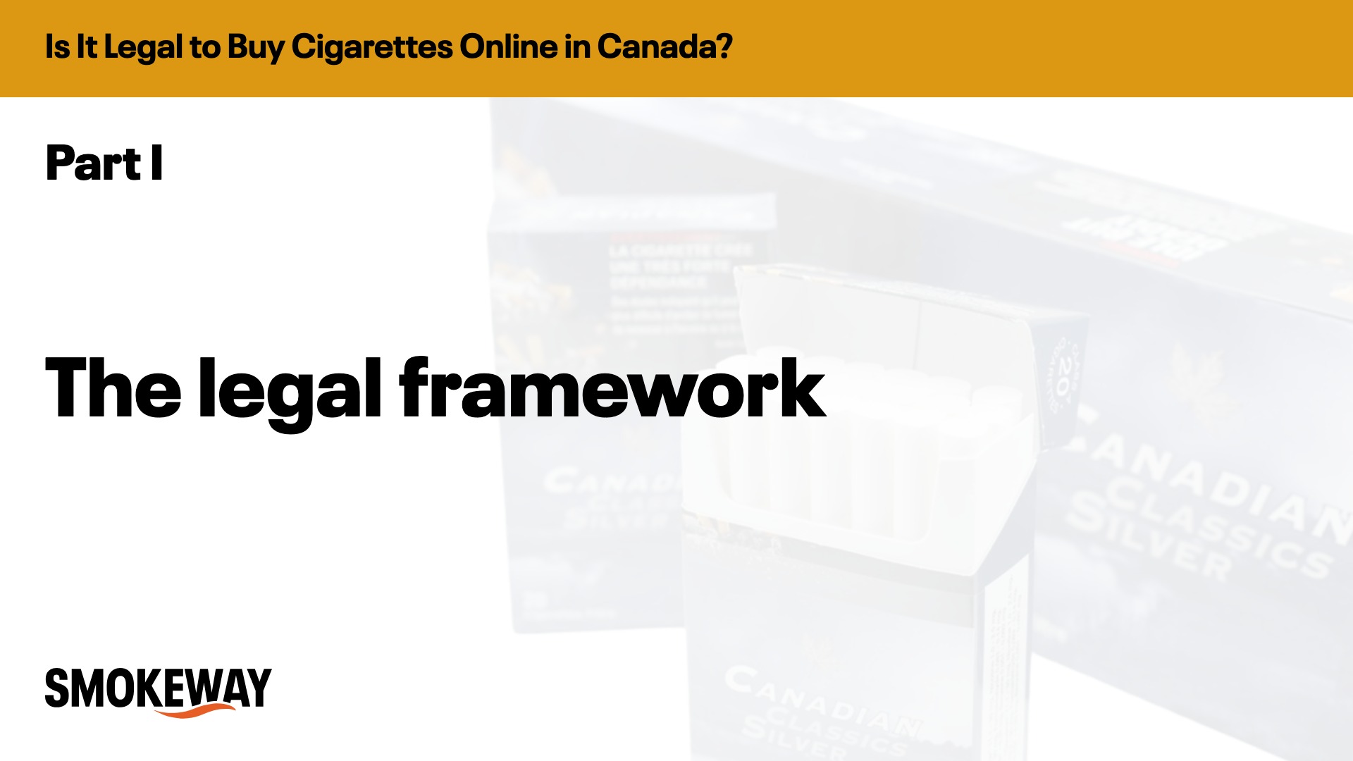 The legal framework
