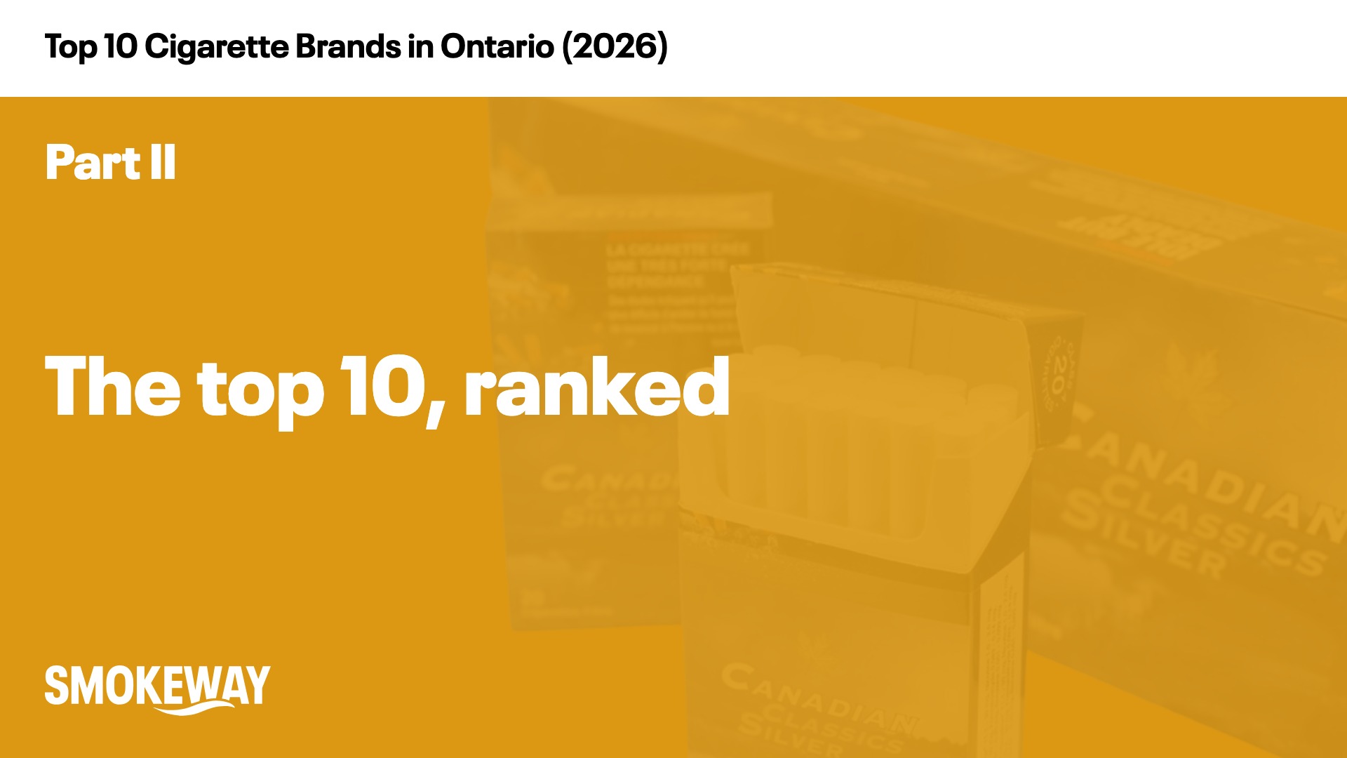 The top 10, ranked