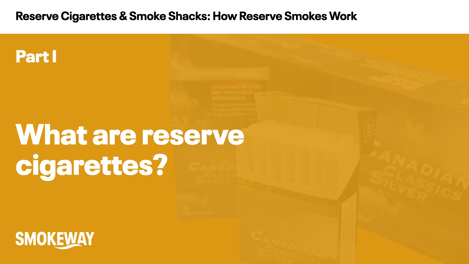 What are reserve cigarettes?