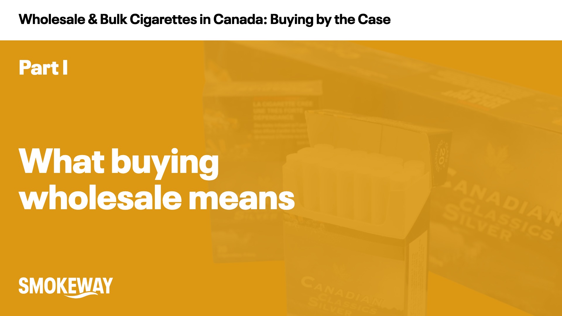 What buying wholesale means