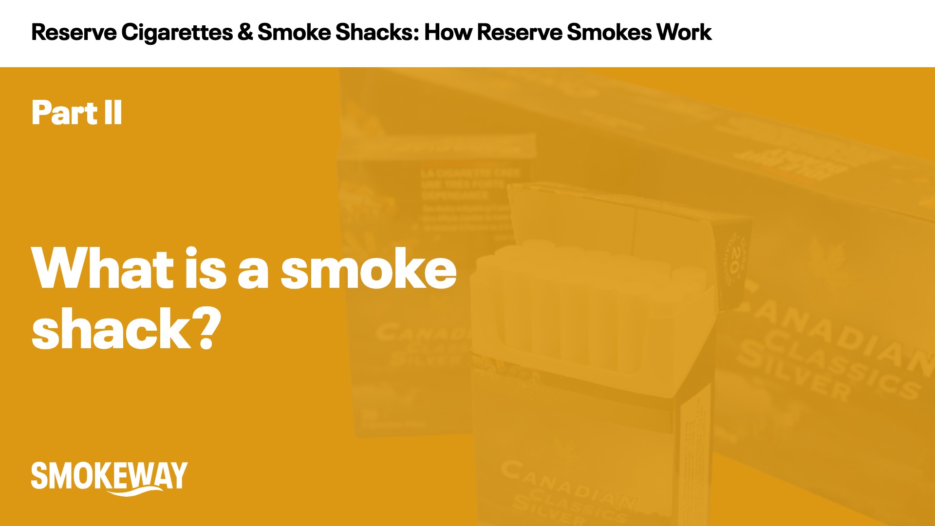 What is a smoke shack?