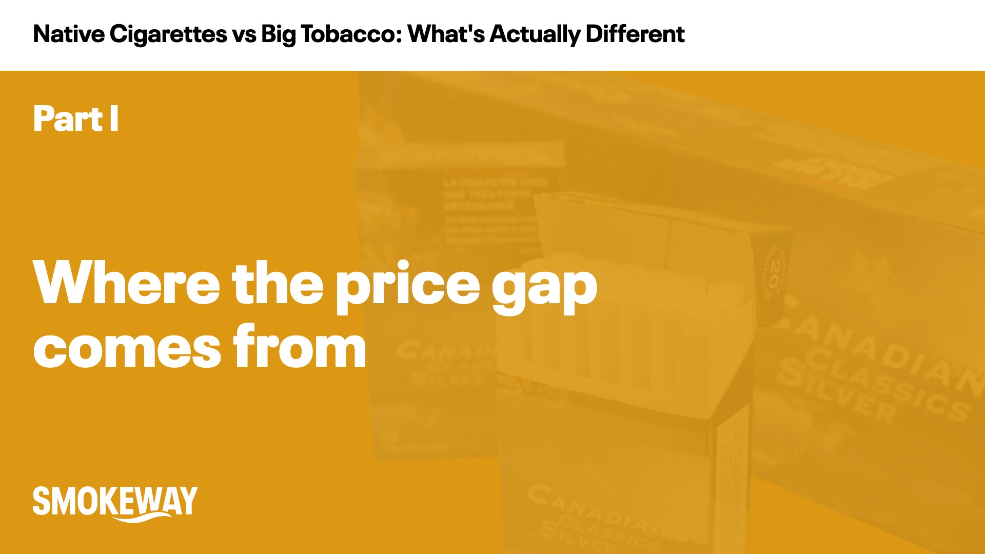 Where the price gap comes from