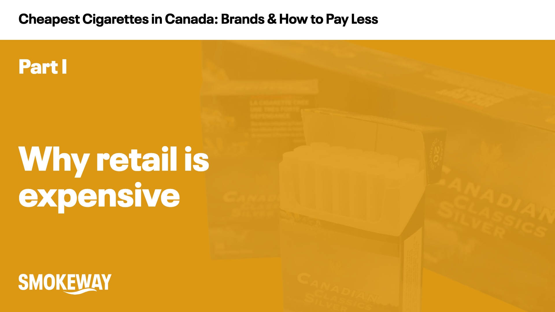 Why retail is expensive